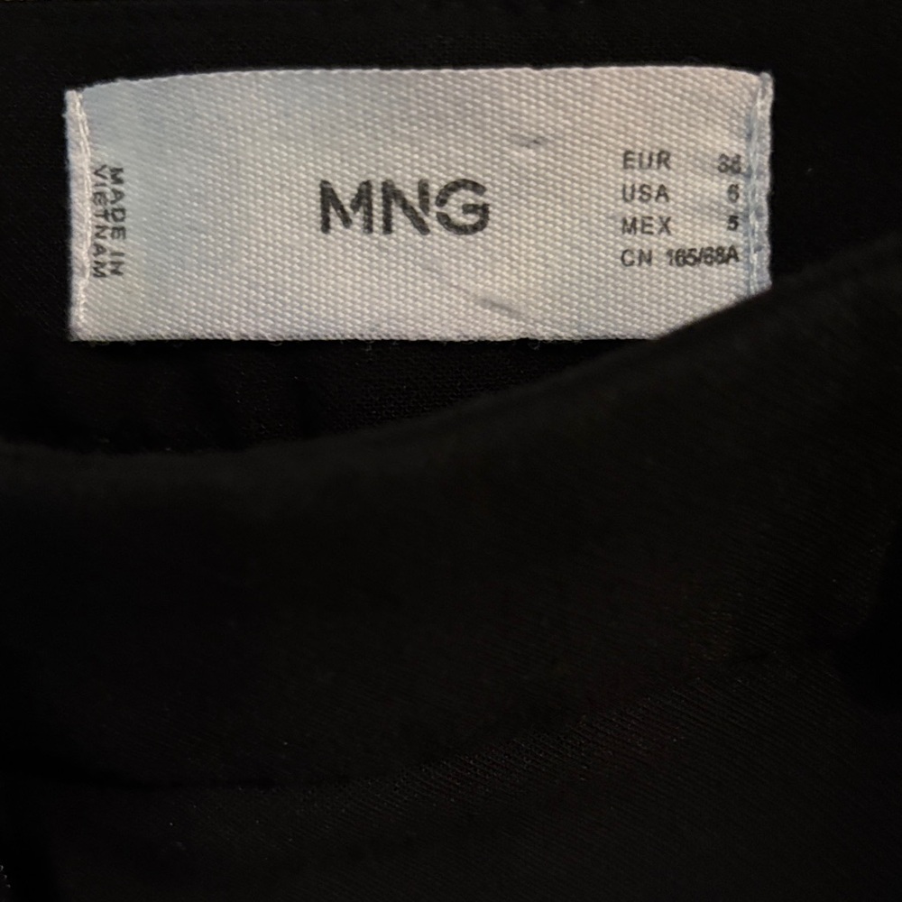 Mango Black Split Front Trousers - image 3